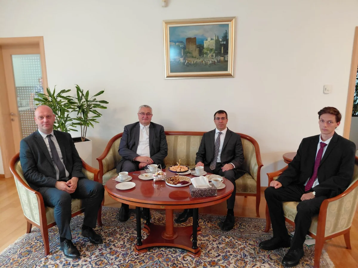Xorvatiyanın müftüsü Azərbaycanın bu ölkədəki səfirliyində olub