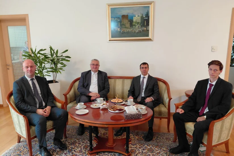 Xorvatiyanın müftüsü Azərbaycanın bu ölkədəki səfirliyində olub