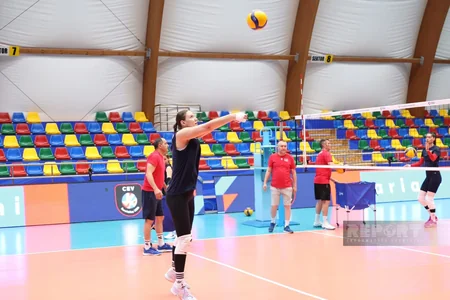 Avropa Liqası: Qadın voleybolçulardan ibarət Azərbaycan millisinin Bakıda açıq məşqi baş tutub