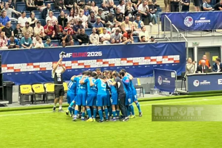 Azərbaycanın minifutbol millisi Avropa çempionu olub