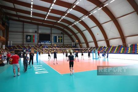Avropa Liqası: Qadın voleybolçulardan ibarət Azərbaycan millisinin Bakıda açıq məşqi baş tutub