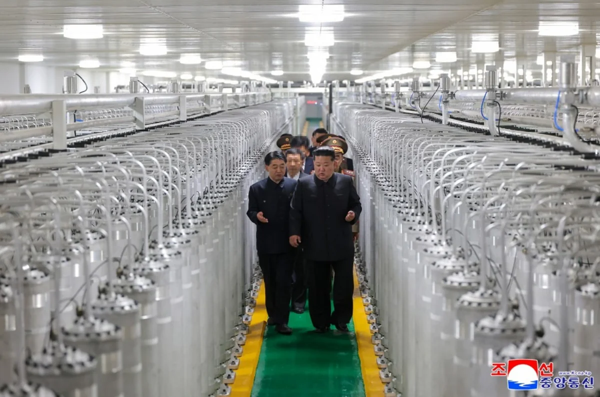 Kim Çen İn yeni nüvə materiallarının istehsalı zavoduna baş çəkib