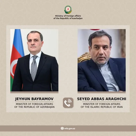 Araghchi, Bayramov discuss tensions in Middle East