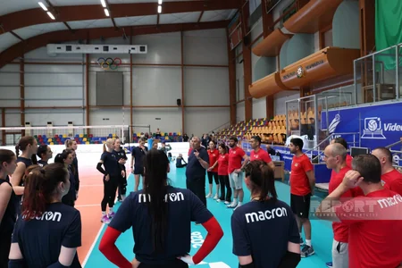 Avropa Liqası: Qadın voleybolçulardan ibarət Azərbaycan millisinin Bakıda açıq məşqi baş tutub