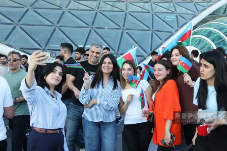 Azerbaijan's minifootball team returns home after European Championship triumph