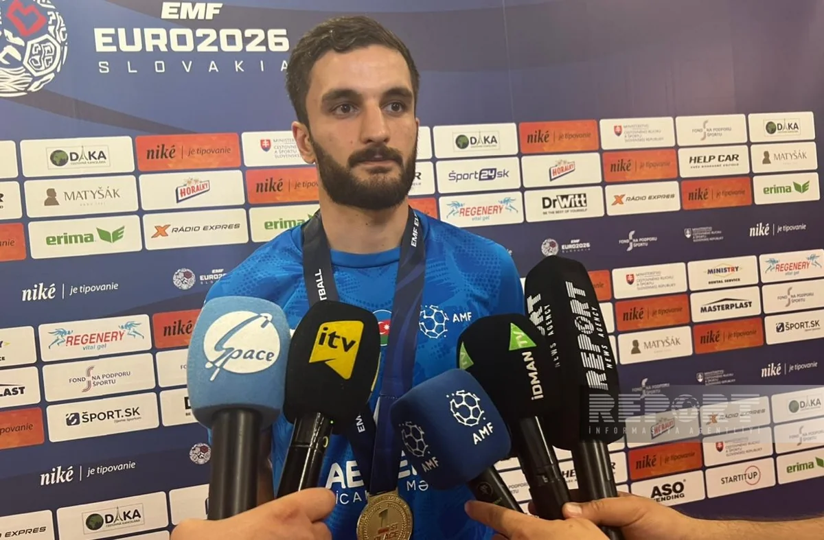 Minifutbol millisinin üzvü Vüsal İsayev: 
