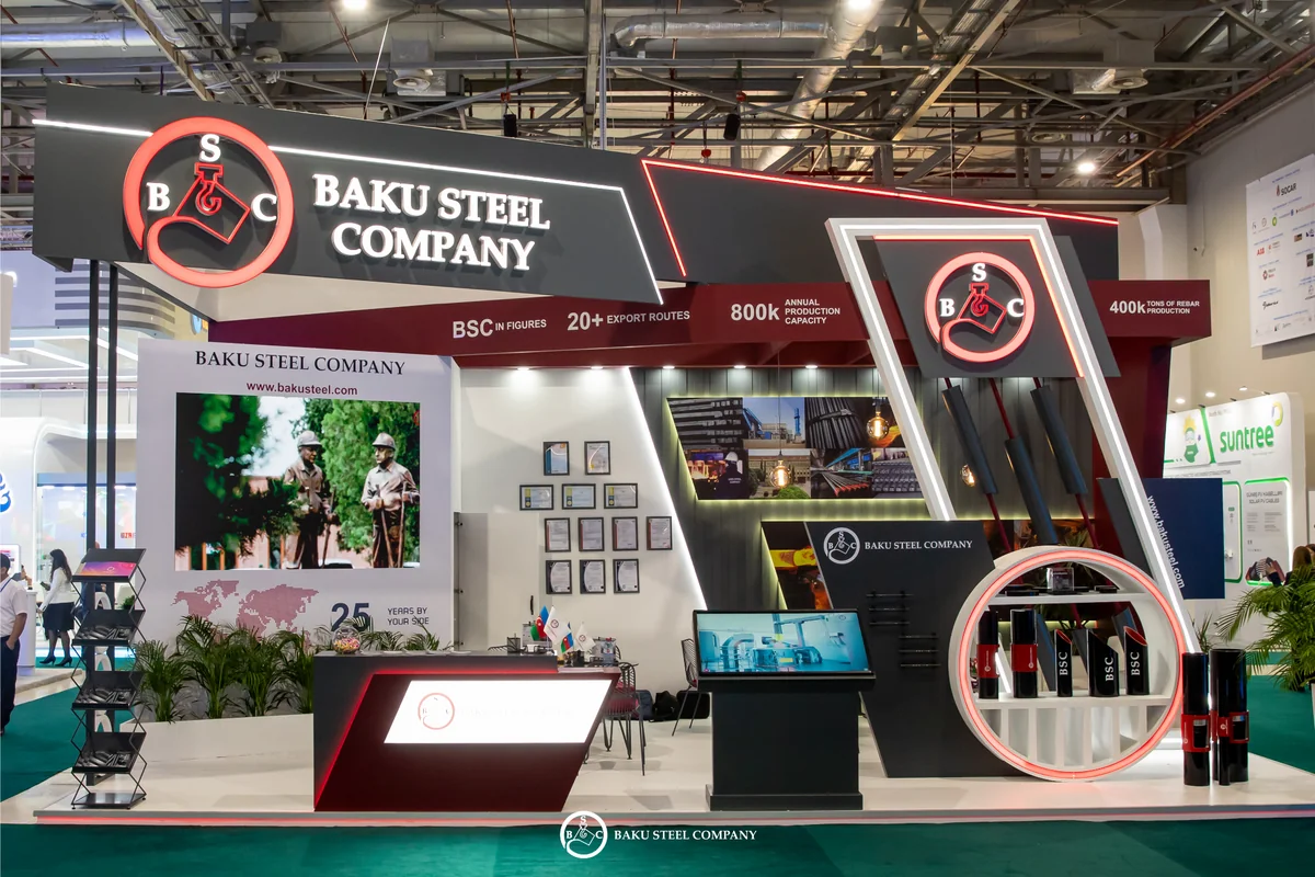 "Baku Steel Company" "Caspian Oil & Gas 2026" sərgisində