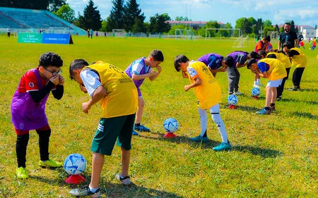 AFFA Qazax şəhərində 100-dən çox uşağın iştirakı ilə futbol festivalı təşkil edib