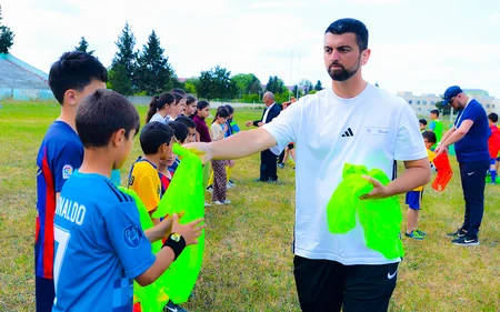 AFFA Qazax şəhərində 100-dən çox uşağın iştirakı ilə futbol festivalı təşkil edib