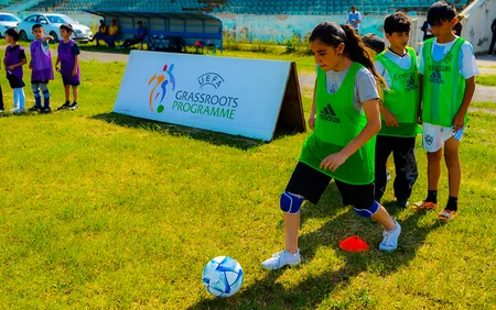 AFFA Qazax şəhərində 100-dən çox uşağın iştirakı ilə futbol festivalı təşkil edib
