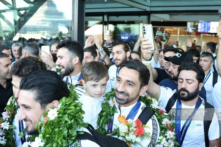 Azerbaijan's minifootball team returns home after European Championship triumph