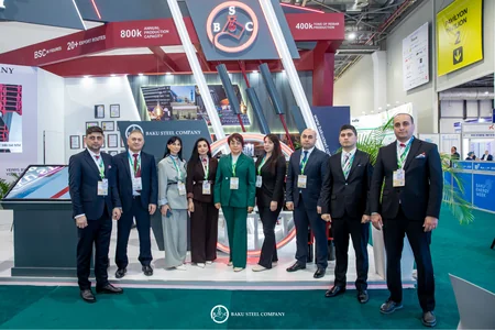 Baku Steel Company Caspian Oil & Gas 2026 sərgisində