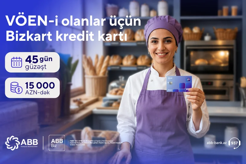ABB-dən kiçik sahibkarlara böyük imkanlar yaradan biznes kartı