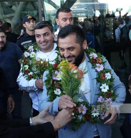 Azerbaijan's minifootball team returns home after European Championship triumph