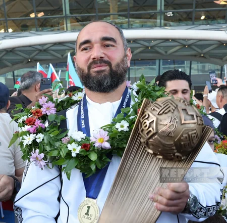 Azerbaijan's minifootball team returns home after European Championship triumph