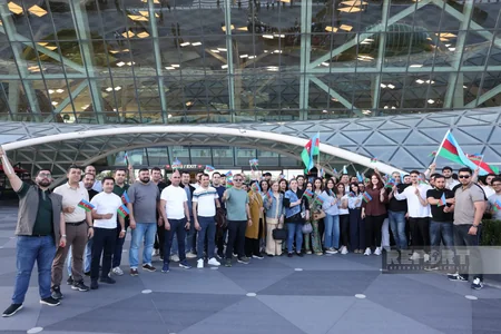 Azerbaijan's minifootball team returns home after European Championship triumph
