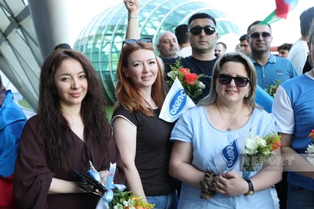 Azerbaijan's minifootball team returns home after European Championship triumph