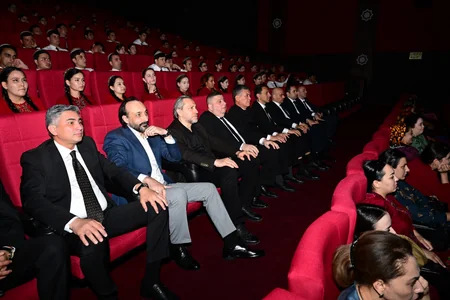 Türkmənistanda Tağıyev: Neft bədii filminin nümayişi olub