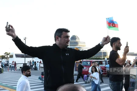 Azerbaijan's minifootball team returns home after European Championship triumph