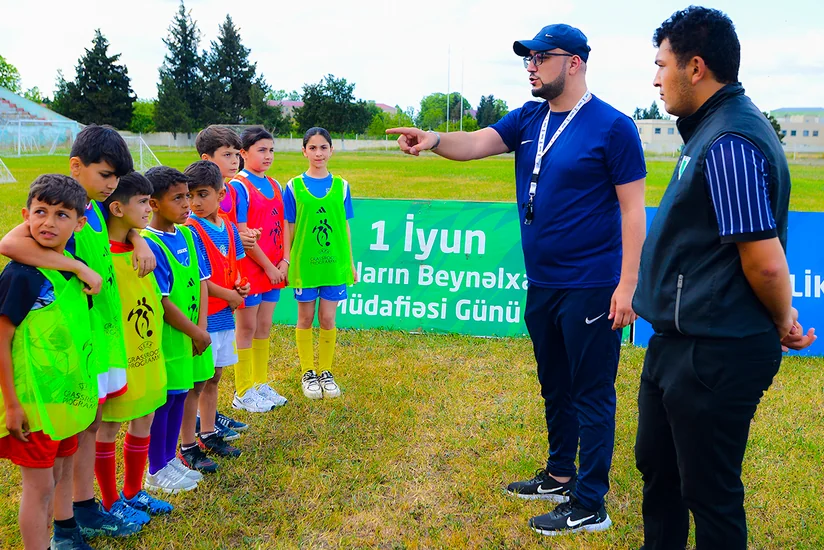 AFFA Qazax şəhərində 100-dən çox uşağın iştirakı ilə futbol festivalı təşkil edib