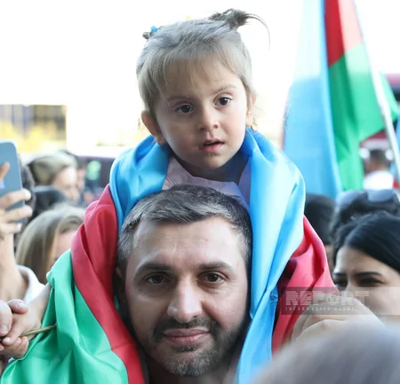 Azerbaijan's minifootball team returns home after European Championship triumph