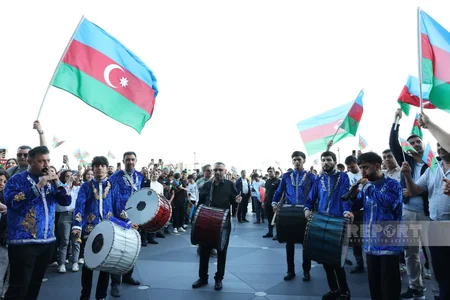 Azerbaijan's minifootball team returns home after European Championship triumph