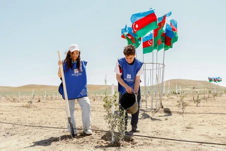 Ümumdünya Ətraf Mühit Günü münasibətilə ağacəkmə aksiyası təşkil olunub