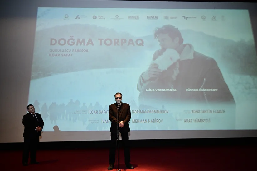 Aşqabad Kinoteatrında Doğma torpaq tammetrajlı bədii ekran əsəri nümayiş olunub