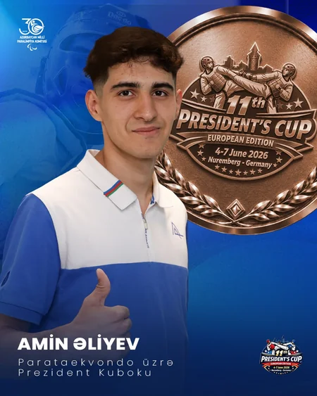 Azərbaycan parataekvondoçuları Prezident Kubokunda üç medal qazanıblar
