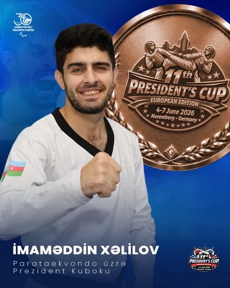 Azərbaycan parataekvondoçuları Prezident Kubokunda üç medal qazanıblar