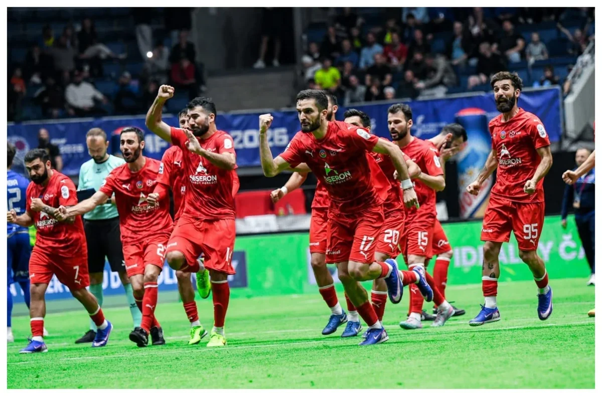 Avropa çempionu olan Azərbaycanın minifutbol millisi azarkeş