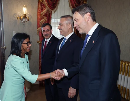 Ərdoğan Venesuelanın müvəqqəti Prezidentini qəbul edib
