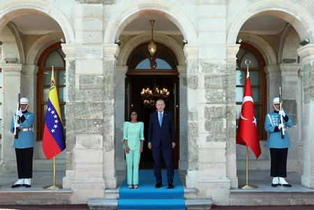 Ərdoğan Venesuelanın müvəqqəti Prezidentini qəbul edib