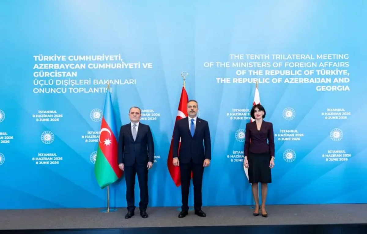 Türkiyə, Azərbaycan və Gürcüstan XİN başçıları İstanbul Bəya