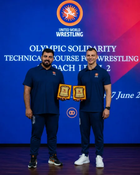 Oyan Nəzəriani Vyetnamda IOC və UWW-nin birgə təşkil etdiyi məşqçilik kursunda təlim keçib