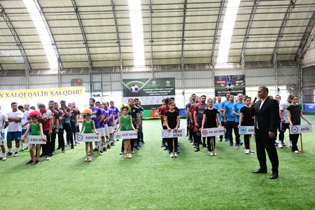 Azərbaycan Həmkarlar İttifaqları Konfederasiyasının təşkilatçılığı ilə minifutbol turnirinə start verilib