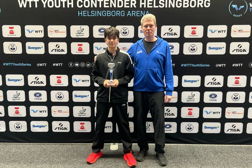 Azərbaycanlı stolüstü tennisçi Onur Quluzadə Helsinborqda üçüncü yeri tutub