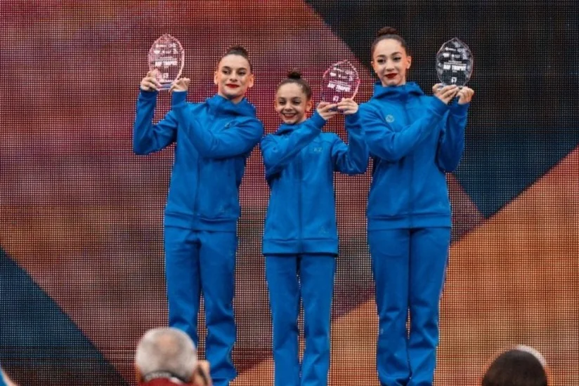 Азербайджанские гимнасты завоевали три золота на Кубке мира и AGF Trophy