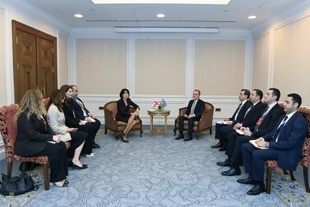 Azərbaycan və Gürcüstan XİN başçıları Cənubi Qafqazın əhəmiyyətini müzakirə ediblər