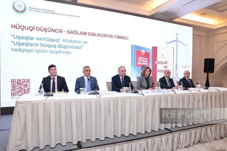 Uşaqlar və Hüquq kitabının təqdimat mərasimi keçirilib