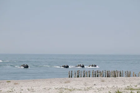 Naval Forces' live fire tactical exercise underway