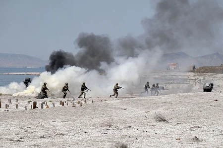 Naval Forces' live fire tactical exercise underway