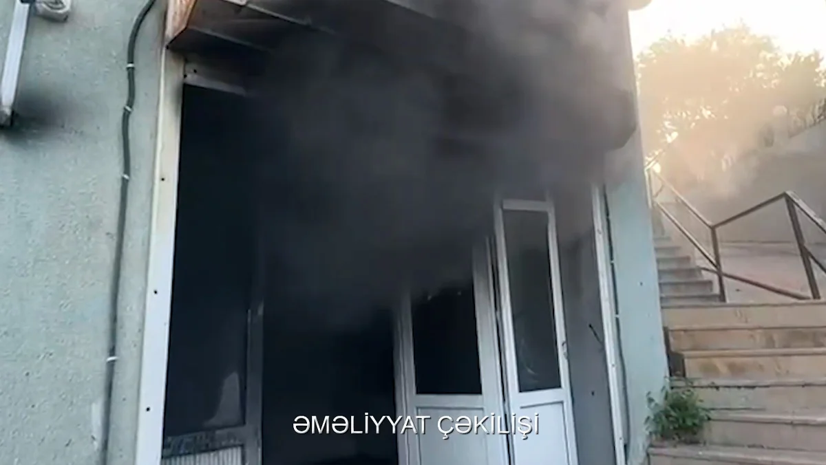Yasamalda çoxmərtəbəli binada baş verən yanğın söndürülüb -YENİLƏNİB