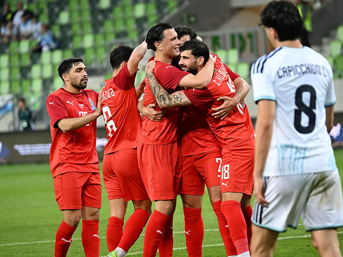 Azərbaycanın futbol üzrə millisi yoldaşlıq oyununda San Marinonu məğlub edib
