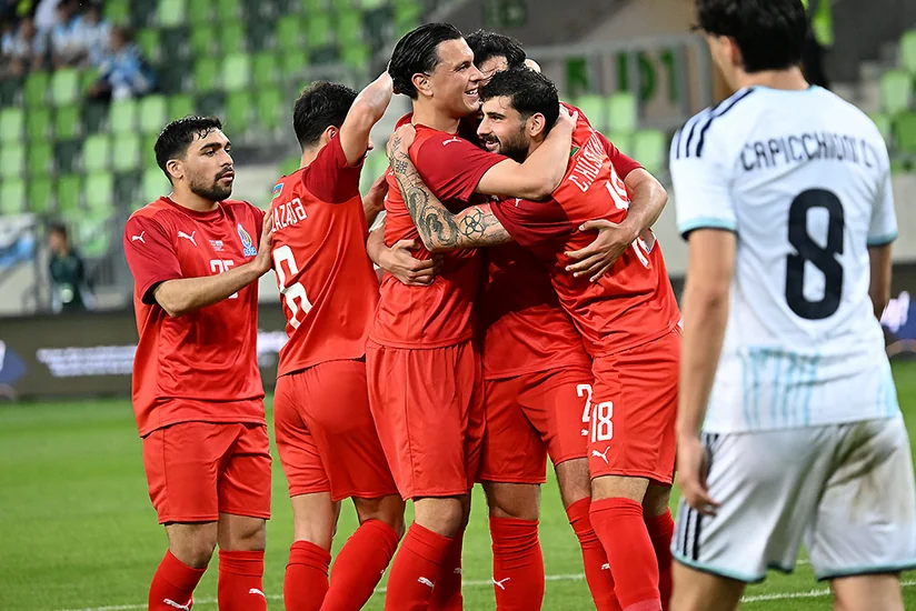 Azərbaycanın futbol üzrə millisi yoldaşlıq oyununda San Marinonu məğlub edib
