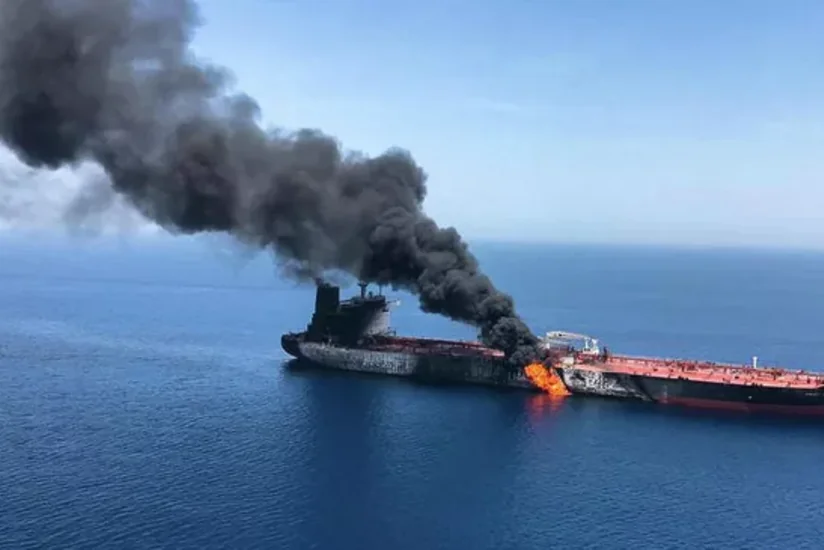 На танкере к северо-востоку от оманского Сохара произошел пожар, есть погибший