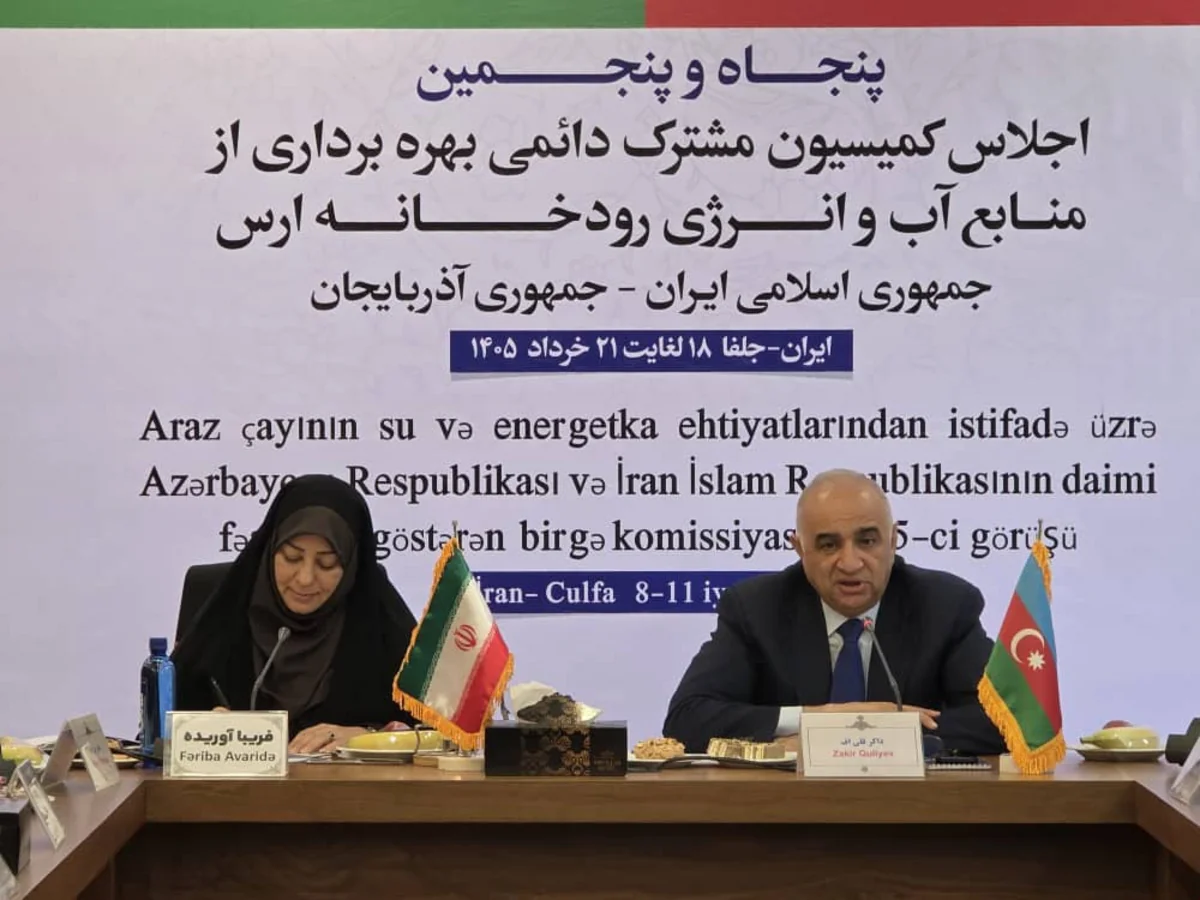 Azərbaycan və İran Araz çayının su ehtiyatlarının bölüşdürül