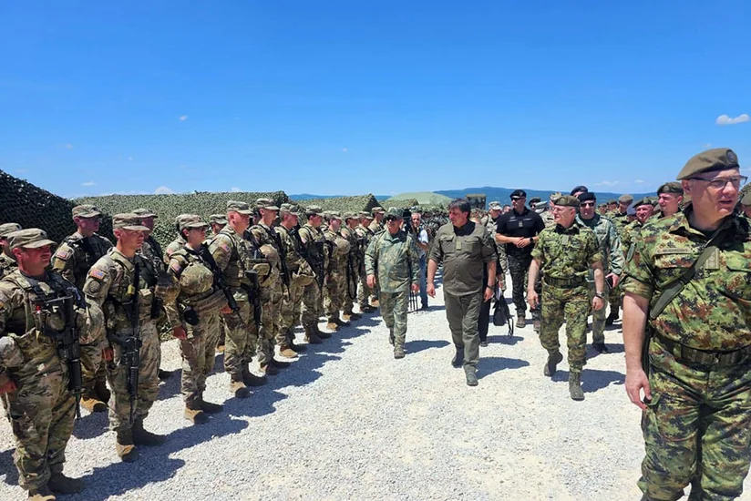 Distinguished Visitors Day held within 'Platinum Wolf 26' exercise