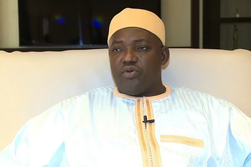 Adama Barrow congratulates Ilham Aliyev