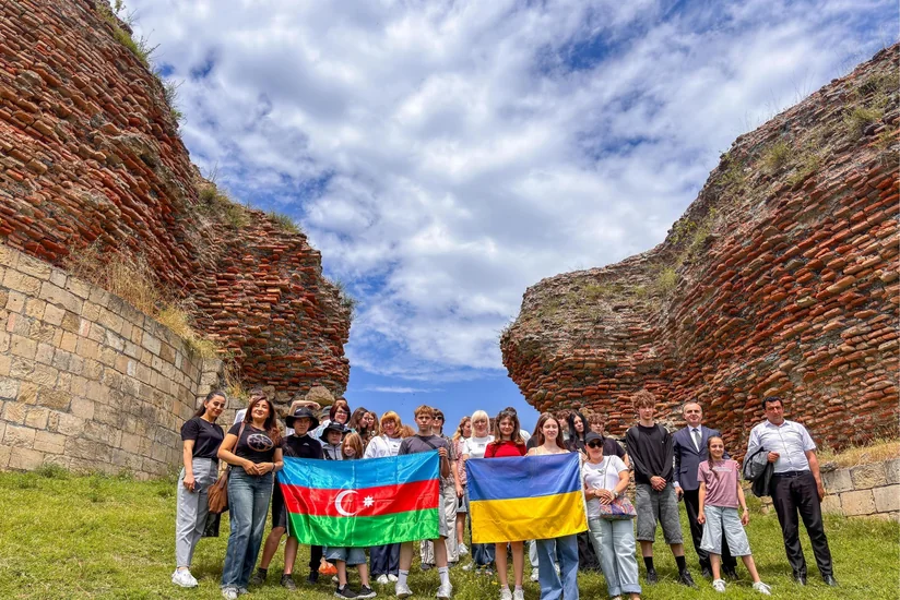 Excursion to Azerbaijani districts organized for Ukrainian children